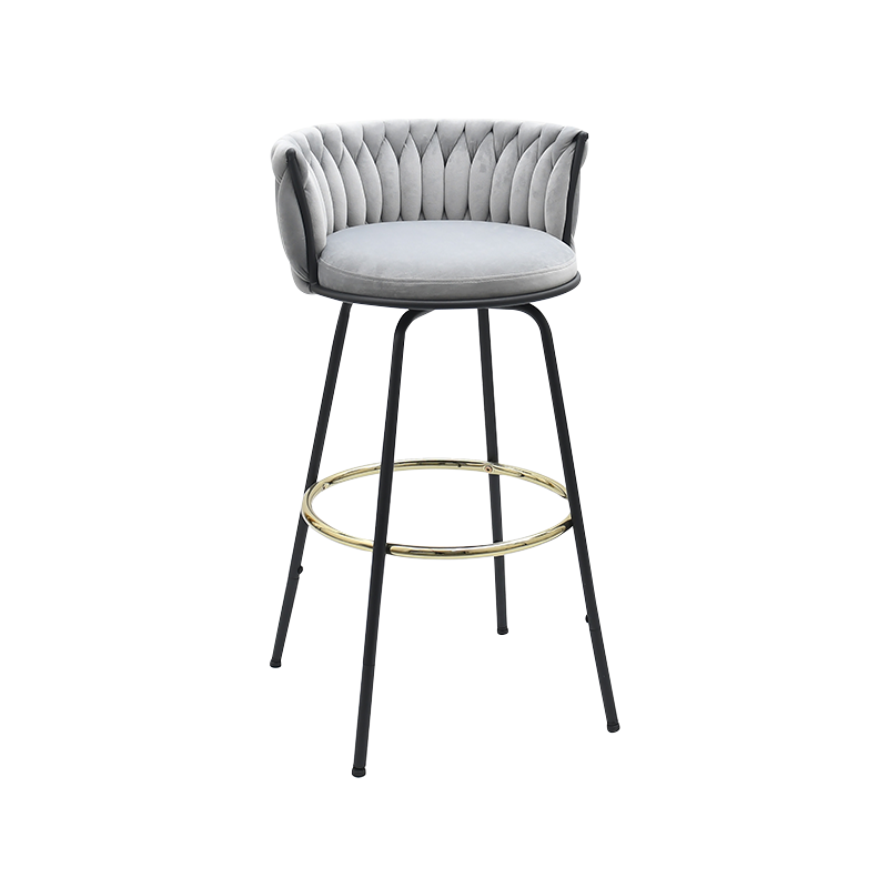 Weave Fabric Pretty Look Bark Stool